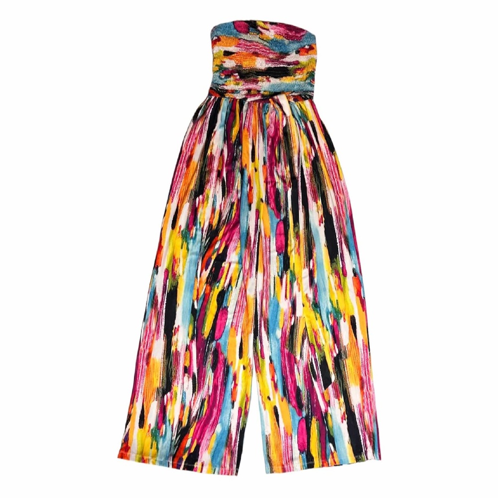 Multicolor Bandeau Jumpsuit
